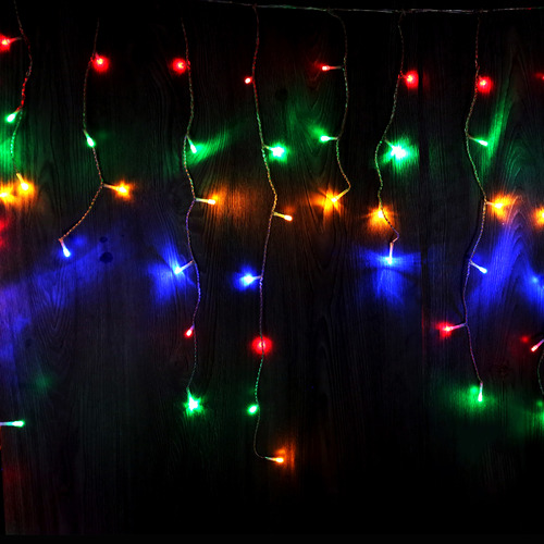 Curtain solar outlet fairy lights